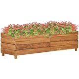 Furnova Visoka greda 150x40x38 cm reciklirana tikovina in jeklo, (21920489) Cene