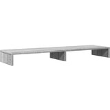 vidaXL Stojalo za zaslon siva sonoma 100x27x10 cm inženirski les | Shoptok.si