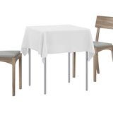  Tkanina za stol 5 kom. Četvrtasti Bijela 90 x 90 cm Poliester | shoptok.hr