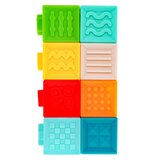 Set 20 senzoričnih žogic in kock z različnimi vzorci - pisan | Shoptok.si