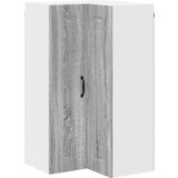 vidaXL Stenska kuhinjska omarica s polico Siva Sonoma 57 x 57 x 100 cm | Shoptok.si