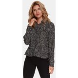 Top Secret Black patterned blouse with buttons - Women | Shoptok.si