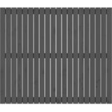  Zidno uzglavlje sivo 127,5x3x110 cm od masivne borovine | shoptok.hr