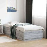 vidaXL Okvir za krevet boja hrasta 90x200 cm od konstruiranog drva | shoptok.hr