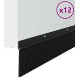  Držač četke za vrata 12 pcs Crna 100 cm Aluminijski legura | shoptok.hr