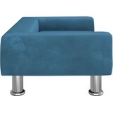 Krevet za pse plavi 70 x 45 x 26,5 cm baršunasti | Eponuda.com
