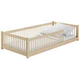  Drveni dječji krevet Pedro - svijetlo drvo - 180x80 cm - Madrac PE pjena 8 cm-spužvasti madrac | shoptok.hr