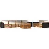 vidaXL Zunanja garnitura za sedenje 7 pcs Naravna Masiven les akacije, (5000279650) | Shoptok.si