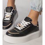 Gemre Black sneakers adorned with glitter and rhinestones Felura | Shoptok.si