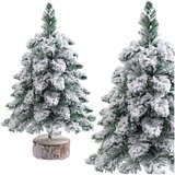 Mini dekorativno božićno drvce sa snijegom na deblu 60 x 16 cm | shoptok.hr