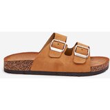 Boto Women's Cork Platform Sandals With Buckles Camel Livara | Shoptok.si