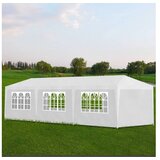 Vrtni šotor 3x9 m bel | Shoptok.si
