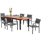 Gardenson Vrtna Garnitura Paxos, 7-Delno, Masivno | Shoptok.si