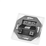 Schrack utičnica za 1 modul pod uglom 80x80 toolless line HSED01UW2S | ePonuda.com