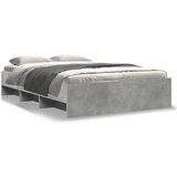 vidaXL Okvir kreveta boja betona 120x190 cm od konstruiranog drva | shoptok.hr