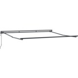 vidaXL samodejna retraktibilna tenda z LED v rumeni in oranžni barvi 400x350 cm | Shoptok.si