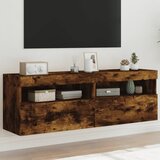  Zidni TV ormarići LED 2 kom boja hrasta 60x30x40 cm | Eponuda.ba