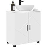 vidaXL kopalniška omarica bela z visokim sijajem 61 x 35 x 64 cm | Shoptok.si