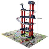 Kruzzel garaža za autiće na 4 kata s dizalom, svjetlom i zvukom, 67 cm | shoptok.hr
