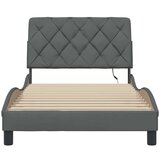  Okvir kreveta s LED-om bez madraca 100x200 cm od tkanine | shoptok.hr