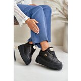 Boto Sneakers Women Sports Shoes Insulated On Massive Sole Black Ardiela | shoptok.hr