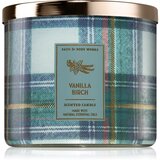 Bath & Body Works Vanilla Birch dišeča sveča z eteričnimi olji 411 g Cene