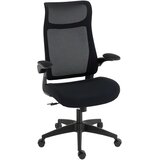 HOMCOM pisarniški stol poliester, umetna masa 65D x 64Š x 108 118Vcm Črn, (5000242995) | Shoptok.si