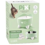 Catit Fontana za mačke Pixi combo, Svetlozelena Cene