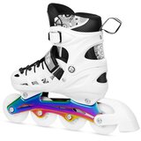Nils Extreme 4 u 1 role i klizaljke s LED svjetlima bijele veličina L 39–42 | shoptok.hr