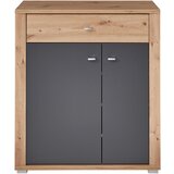 XORA omara za čevlje barve grafita, hrast artisan | Shoptok.si