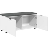  Haldna klop z blazino s shranjevanjem Bela 100 x 38 x 46 cm, (5000155723) | Shoptok.si