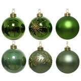 Decoris set staklenih novogodišnjih kugli 6/1 zeleni | ePonuda.com