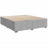  Okvir za krevet bez madraca svjetlosivi 200 x 200 cm od tkanine | shoptok.hr