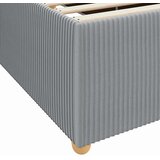  Krevetna konstrukcija Svijetlo siva 120 x 200 cm tkanina | shoptok.hr