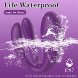 Mrow - punjivi, vodootporni vibrator s 3 motora (ljubičasti) | shoptok.hr