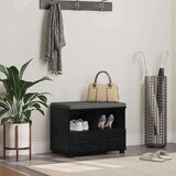  Haldna klop z blazino s predalom Črna Orehovina 60 x 38 x 46 cm, (5000155713) | Shoptok.si