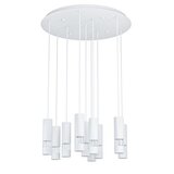 Eglo Viseća lampa BERNABETA 10xGU10 bela Ø580 39704 | Eponuda.com
