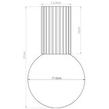 Sollux Stropna svetilka HALO bela IP44, (5000352249) | Shoptok.si