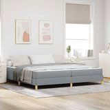 vidaXL Krevet s opruga kutije Taupe, Brown 200 x 200 cm | shoptok.hr