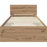  Krevetna konstrukcija s uzglavljem Umjetnički hrast 90 x 200 cm | shoptok.hr
