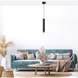  LED luster na sajli TUBA 1xGU10/4,8W/230V crna/zlatna | Eponuda.com