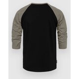 Horsefeathers Majica Rollin Raglan T-Shirt Black/ Taupe M | Shoptok.si
