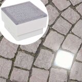 vidaXL LED Podne ugradbene svjetiljke 12 kom 100x100x68 mm | shoptok.hr