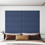  stenski panel, tekstil, modra, 12 kos | Shoptok.si