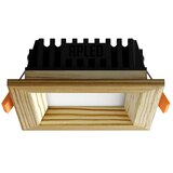 APLED - LED ugradno svetlo SQUARE WOODLINE LED/3W/230V 4000K 9x9 cm masivna borovina | Eponuda.com
