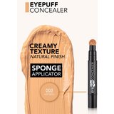 Flormar Eye Puff Concealer tekoči korektor z aplikatorjem z gobico odtenek 003 Soft Beige 3.3 ml | Shoptok.si