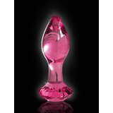 Icicles No. 79 - stožčasti stekleni analni dildo (roza) | Shoptok.si