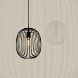  Luster na sajli OVELLA 1xE27/15W/230V Ø 34 cm crna | Eponuda.com
