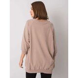 RUE PARIS Sweatshirt-RV-BL-6933.54-dark beige | Shoptok.si