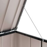  Kutija za spremanje u vrtu Crna 101 x 56 5 x 50 cm Čelik | shoptok.hr